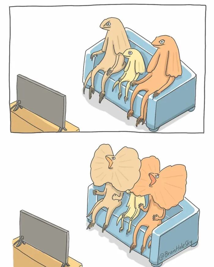 幽默四格漫画100幅图,20幅幽默的漫画