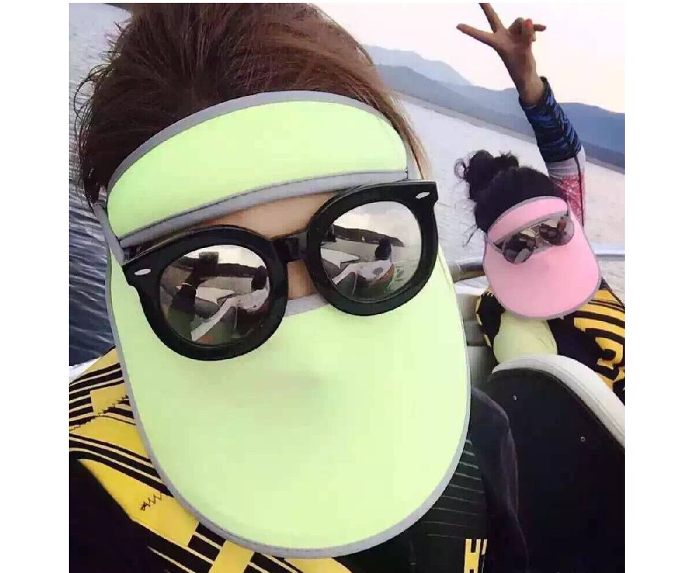 既能防晒又遮挡紫外线的帽子,可以折叠防紫外线遮阳帽