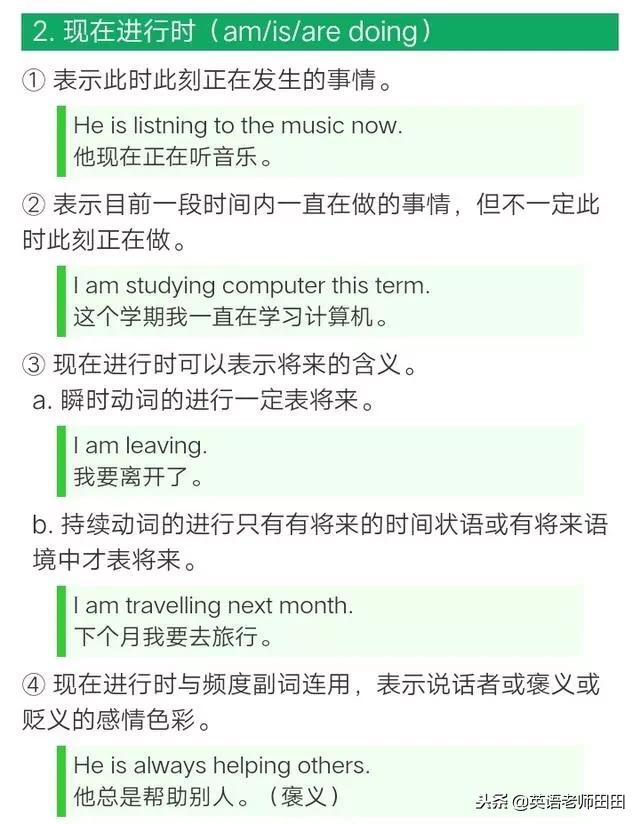 英语语法一张图看懂,16种英语时态时间轴图