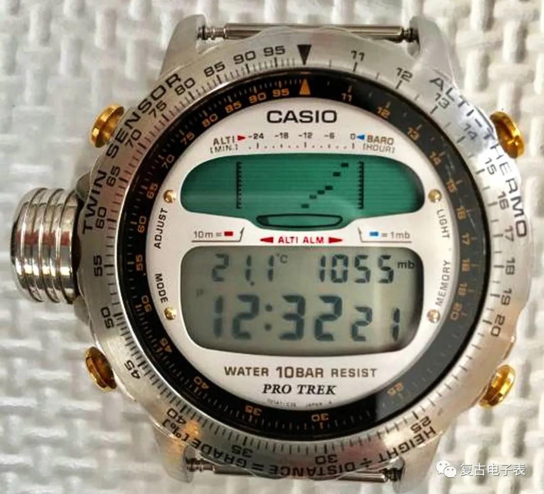 搭载多重边框计算方式的双重感应器CASIOalt7000