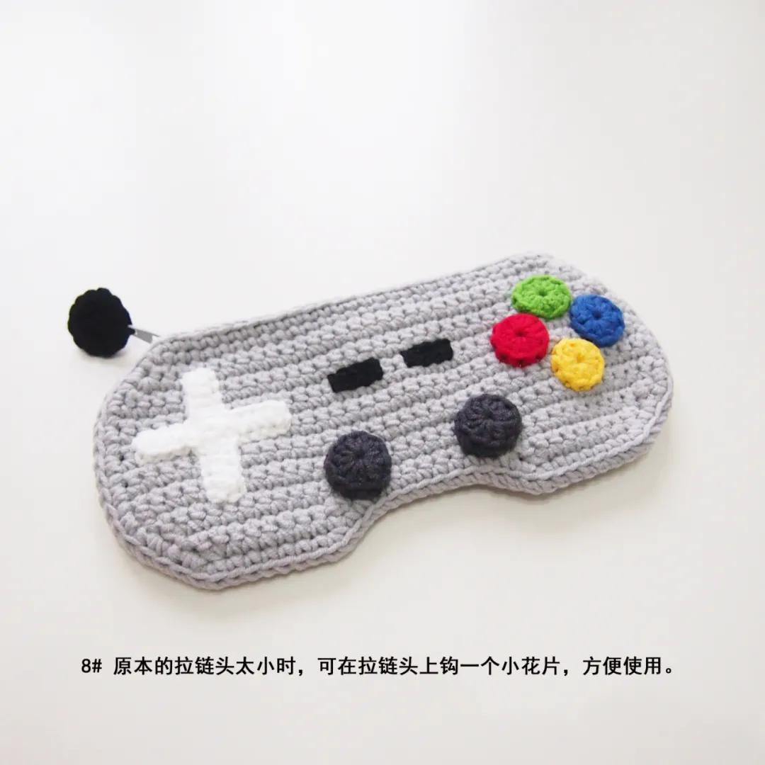 手柄包包钩针教程,钩针编织平板电脑包教程