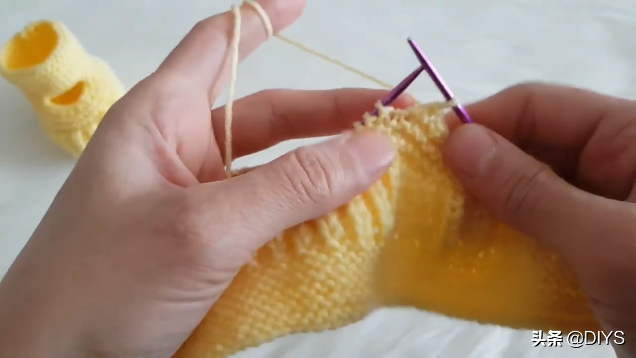 母婴针织0-12岁宝宝袜子针织教程,宝宝袜套编织