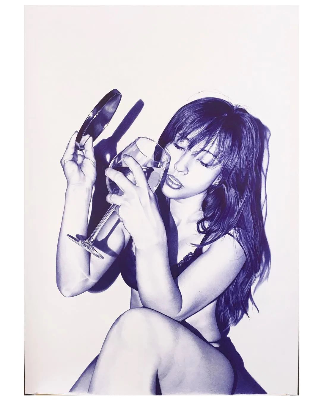 笔尖下的女人火辣性感身材,一天时间7000万*放播**量,网友围观