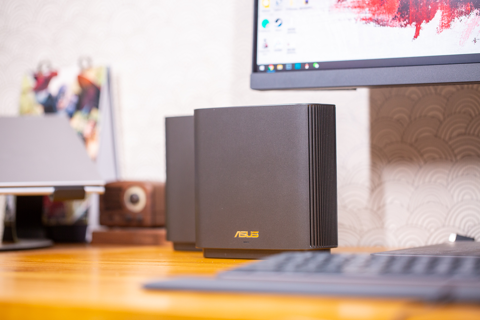 华硕灵耀ax6600有线mesh组网,华硕灵耀AX6600路由器