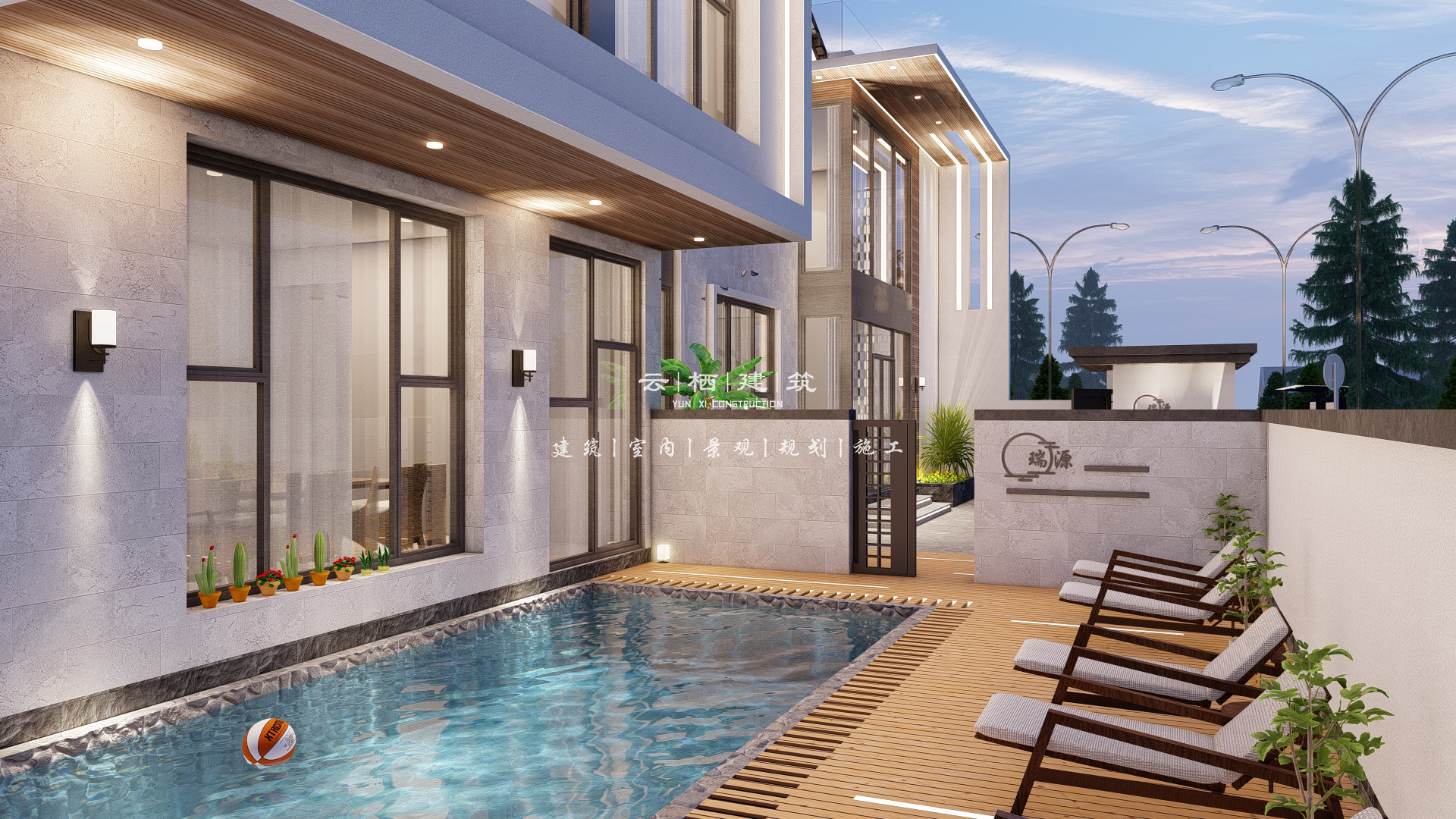 兄弟双拼别墅高大尚,9米开间兄弟双拼房实景图