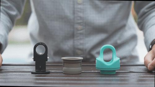 还在用双手费劲拧杯盖？我只要3根手指，1秒就开了！