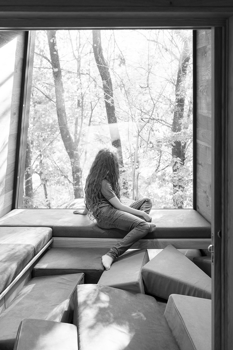 山顶的小木屋安放心灵的好去处,隐居森林的小屋