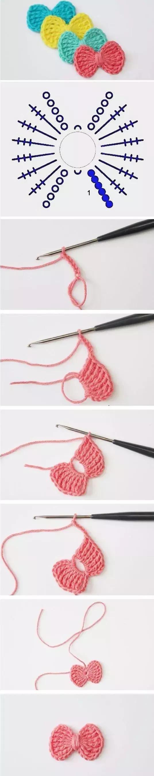 头绳皮筋蝴蝶结打结方法图解,女士领结丝带蝴蝶结的打法图解