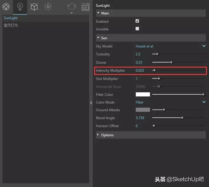 sketchupvray5渲染教程,vrayforsu灯光设置及打法