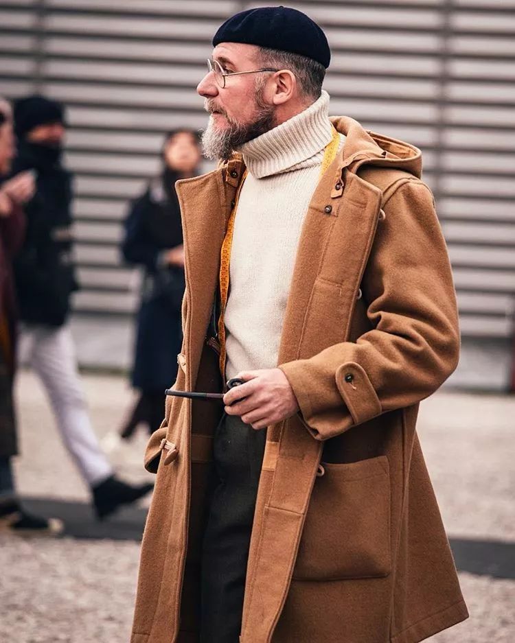 自带“减龄属性”的DuffelCoat,让不少男人找到第二春