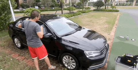 自己小区洗车的正确方法,个人洗车全攻略