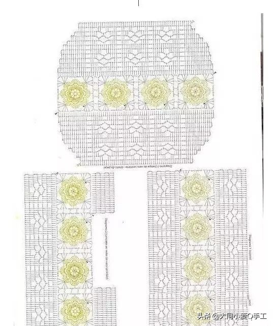 钩针马桶垫图片大全,钩针编织卫生间地垫