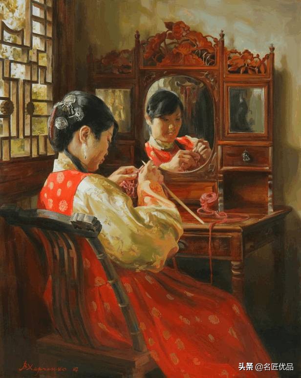 谁来超越他的油画？这浓郁的中国气息，居然是老外画的