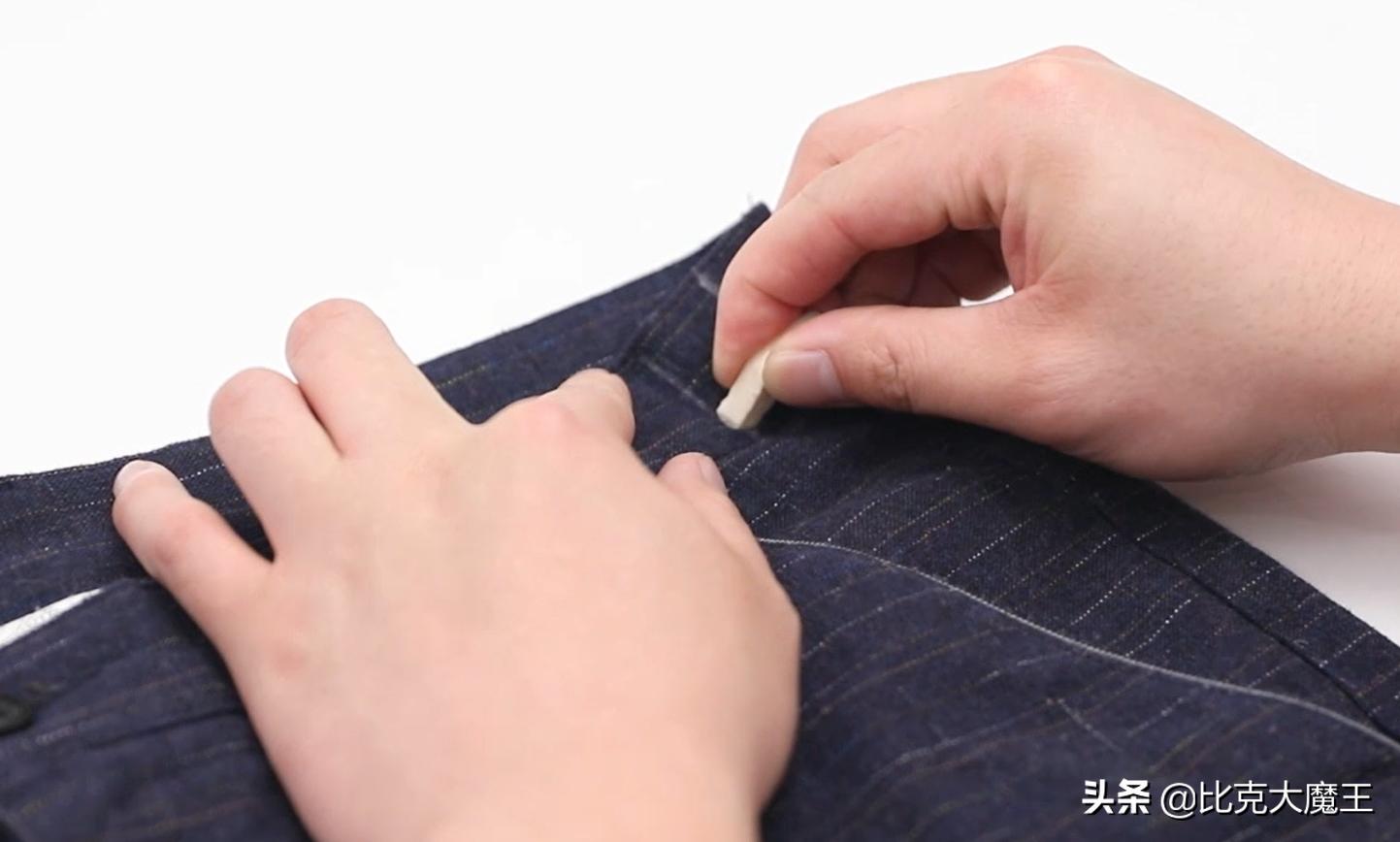 裤子裤腰大了不要扔！不用剪不用拆，教你轻松收裤腰，方法太棒了