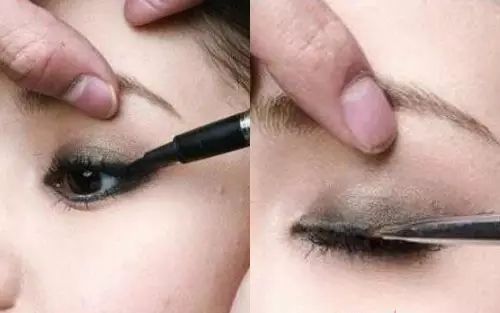 初学化妆怎样画眼线,眼线画法新手入门教程下眼线