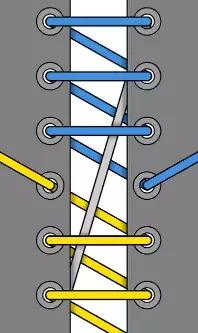 adidasozweego花式鞋带系法,几十种系鞋带的方法