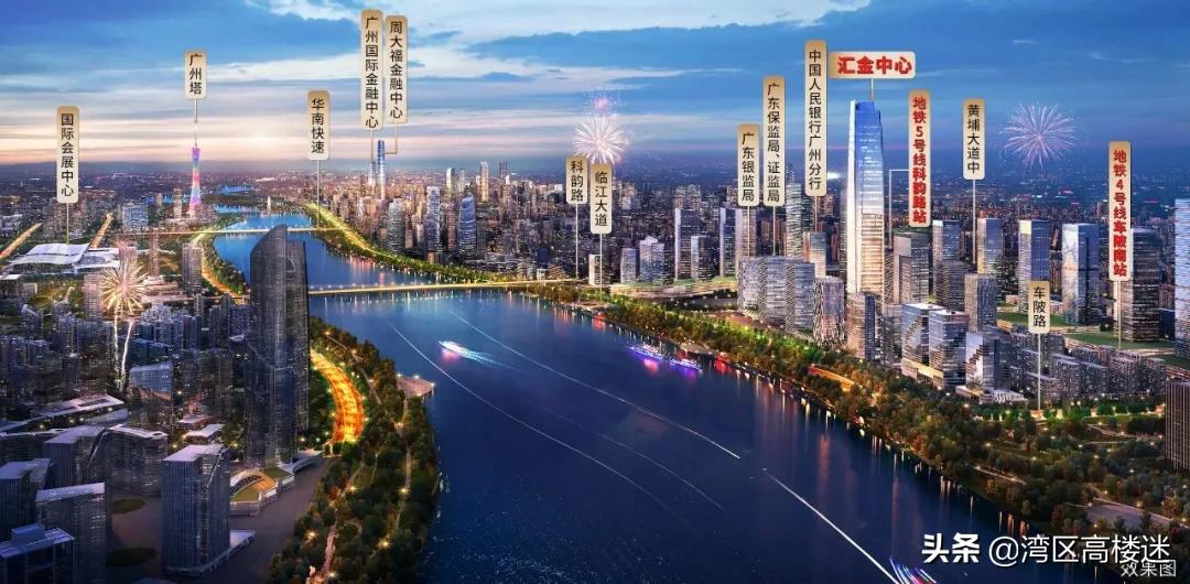 广州金融城汇金中心,广州国际金融城有哪些项目