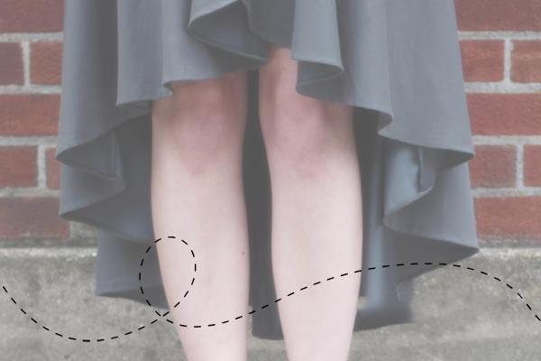 大弧形下摆卷边的技巧,下摆最快卷边手法视频