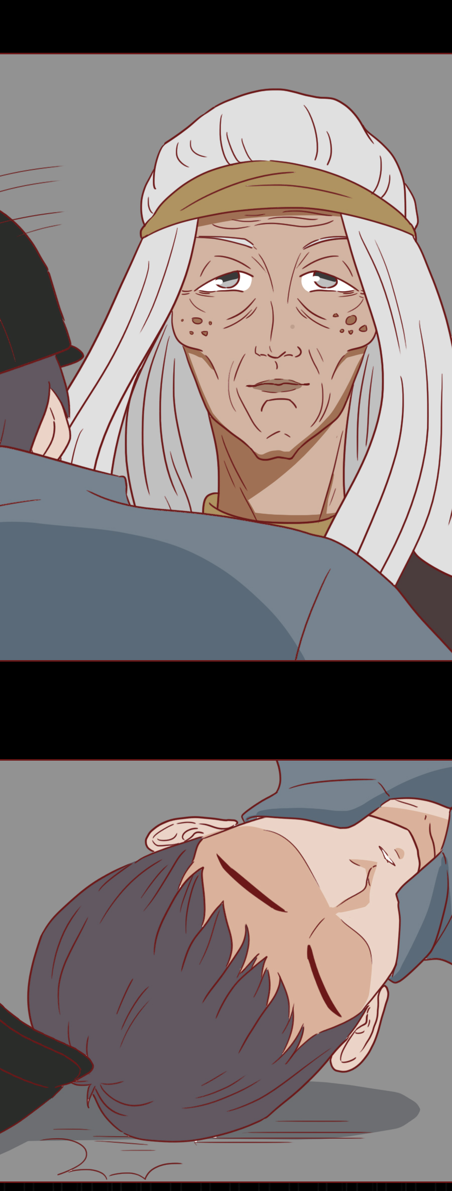 女生偷偷回头看男生漫画,人性观察漫画