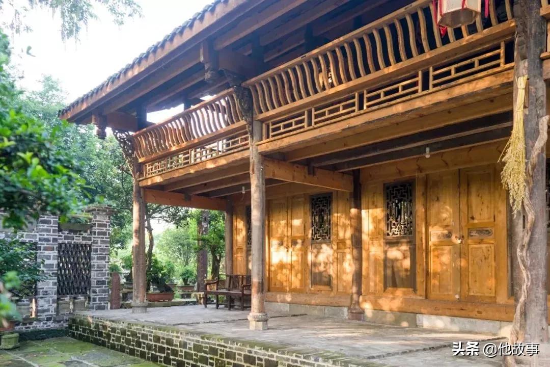 人间仙境般的世外桃源庭院,原始森林自建世外桃源