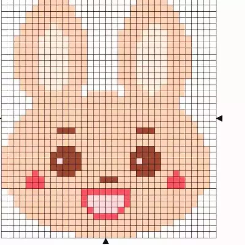 拼豆豆diy小图案彩虹,宝可梦拼豆图纸大全图片