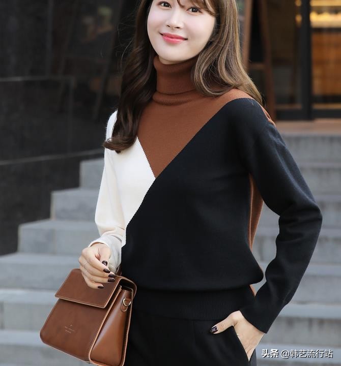 韩系基础款多色毛衣,今年最火的毛衣圆领韩版毛衣