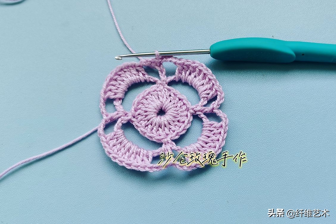 #手工编织#钩针花样解药不仅高清,居然还有海市蜃楼的梦幻感很美