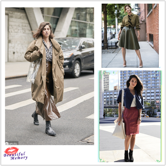 时髦单品“皮裙”，学会选款+搭配，让你的穿搭性感与时尚并存