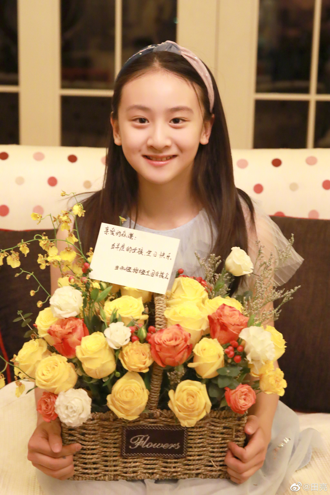 森碟小时候田亮,13岁森碟长得越来越像田亮