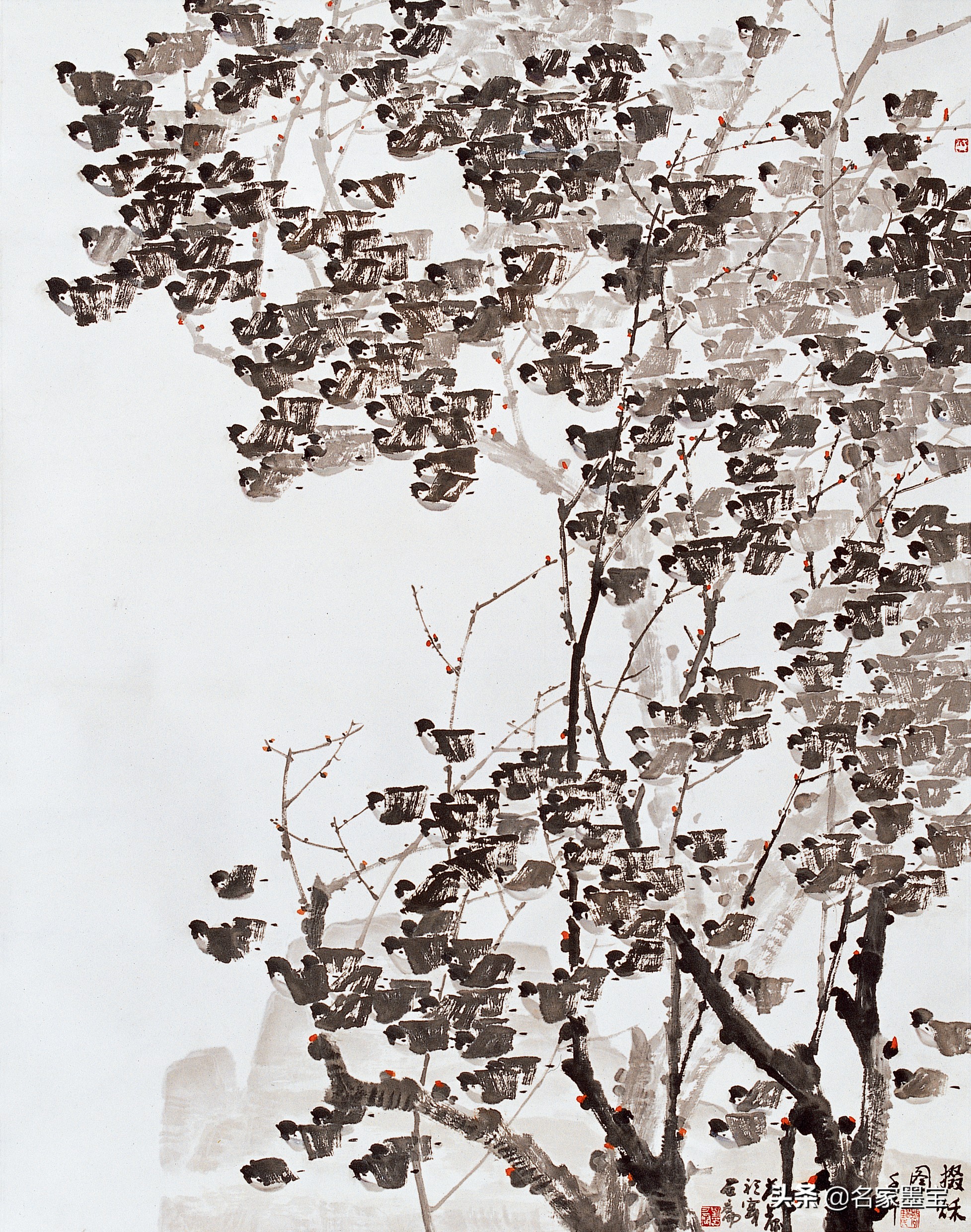 四川画家刘德扬写意花鸟作品欣赏,画家刘庚写意花鸟画作品欣赏图文