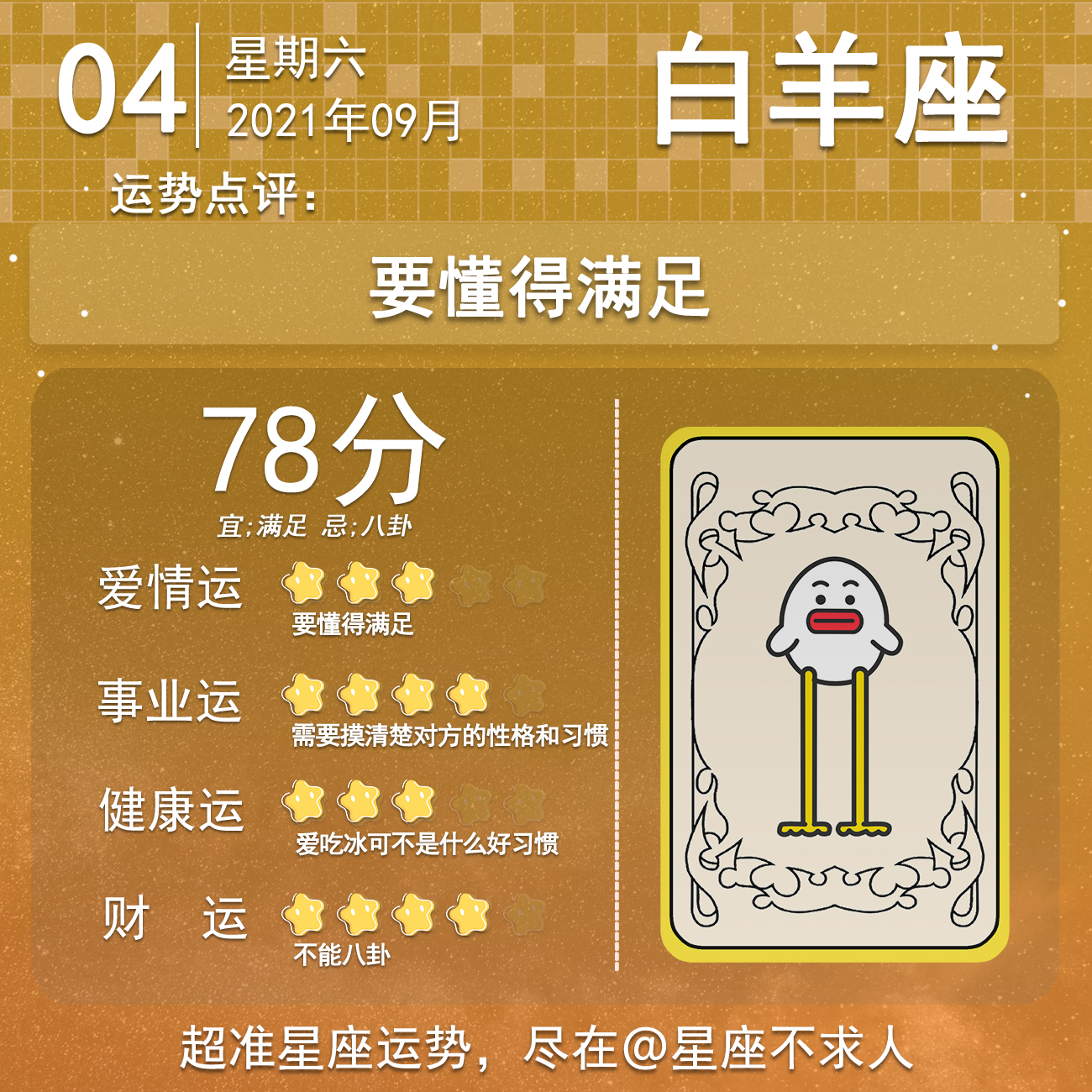 十二星座9月13日运势,4.7十二星座运势