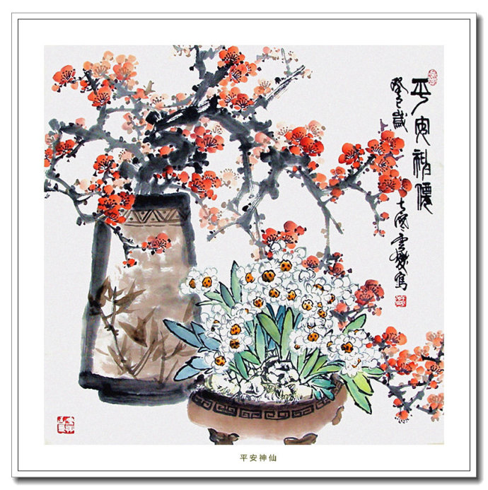 富贵气息的花鸟画,皇家富贵的花鸟画