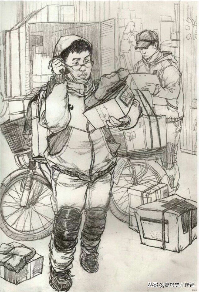 什么是命题设计速写,优秀的速写作品欣赏