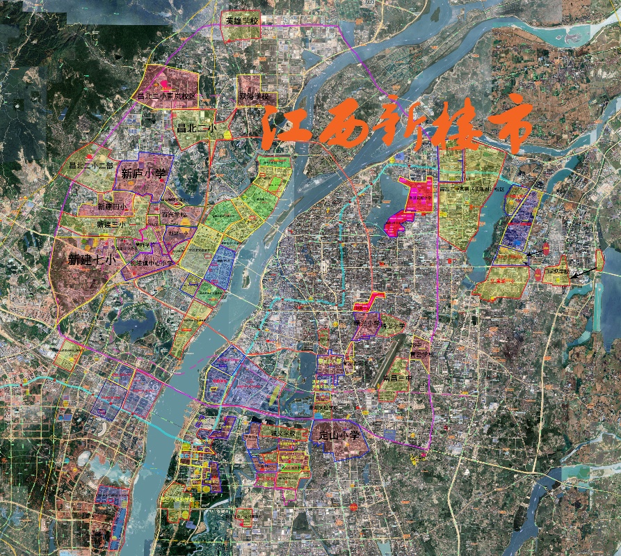 南昌青云谱学区划分最新规划,南昌2024小学区划分图青云谱