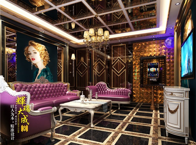 藏西ktv,辉瑞大成娱乐空间ktv设计