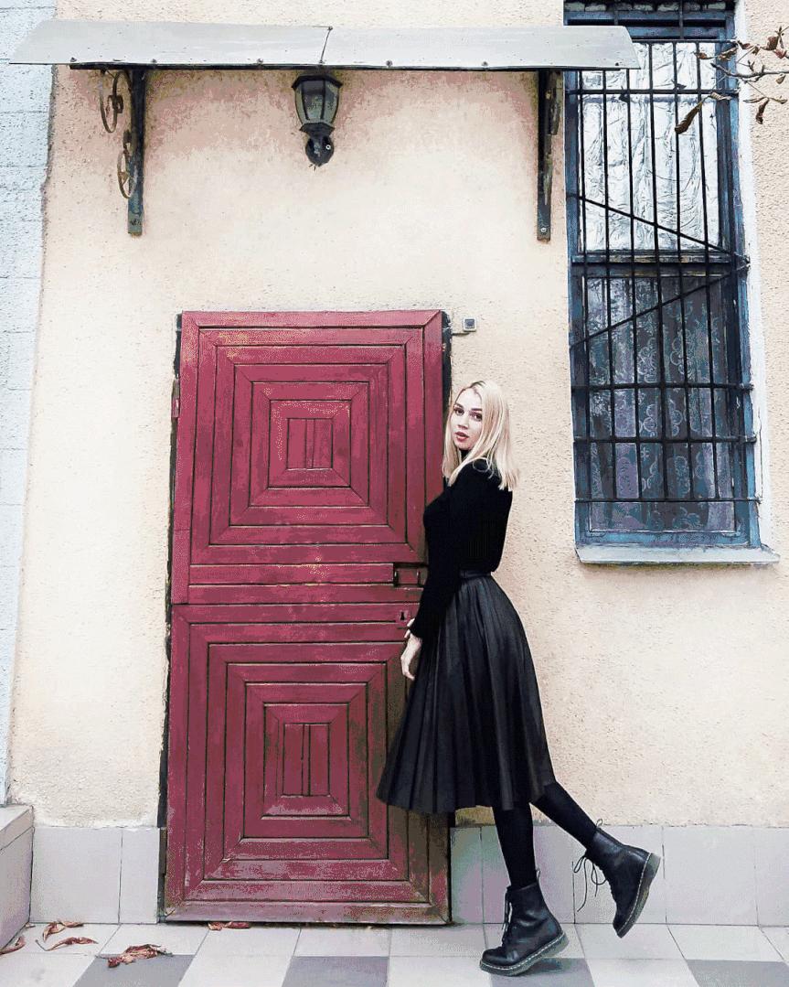 不老气不笨重的马丁靴,马丁靴酷辣风小个子