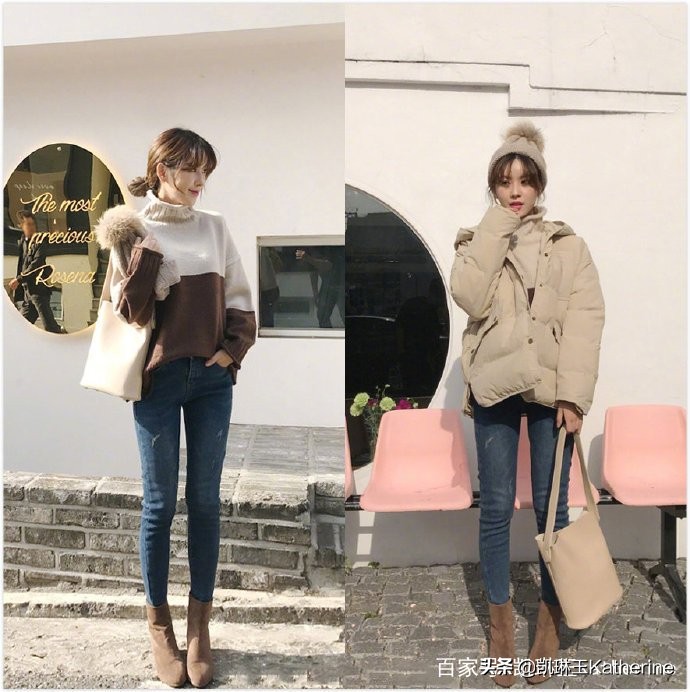 韩系穿搭极简风时尚百搭,韩系穿搭女春秋搭配高级感