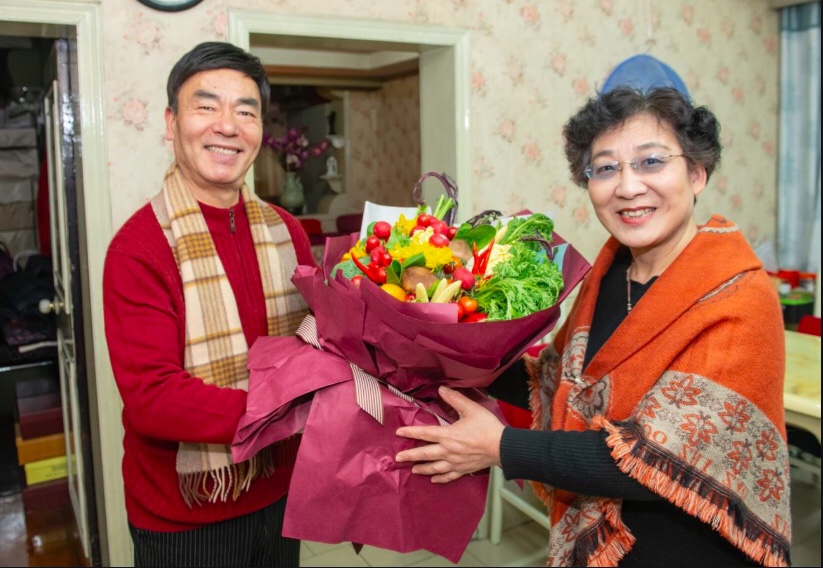 蔬菜母亲节礼物花束简单又漂亮,蔬菜瓜果花束