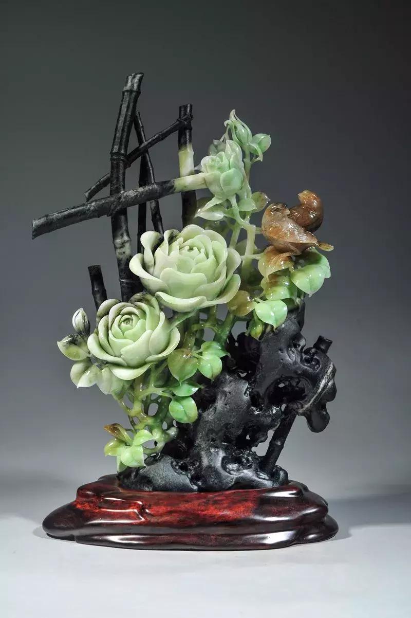 独山玉五颜六色,独山玉石作品欣赏