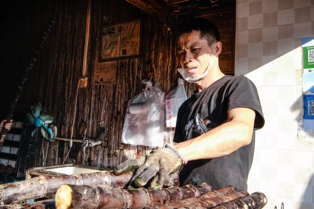 海口烤甘蔗哪里最好,海南的烤甘蔗
