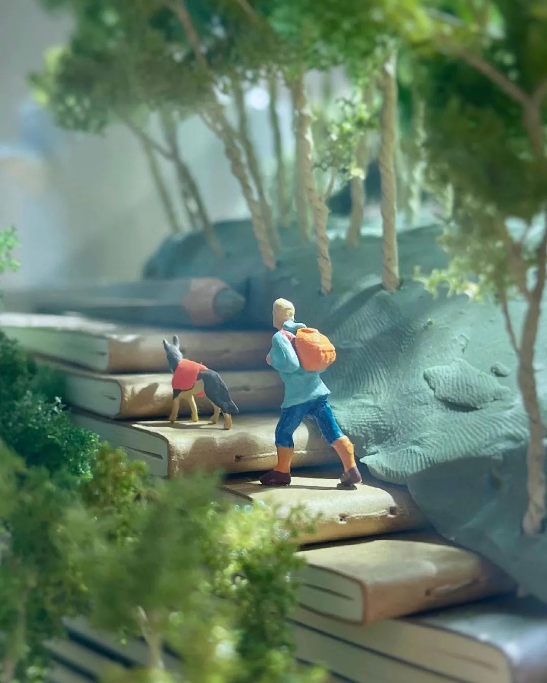 迷你版办公桌,森系书桌迷你世界