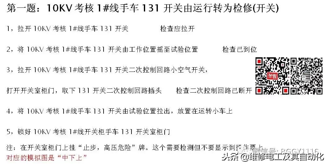 高压电工实操考试科目二模拟图,高压电工科目二题库技巧