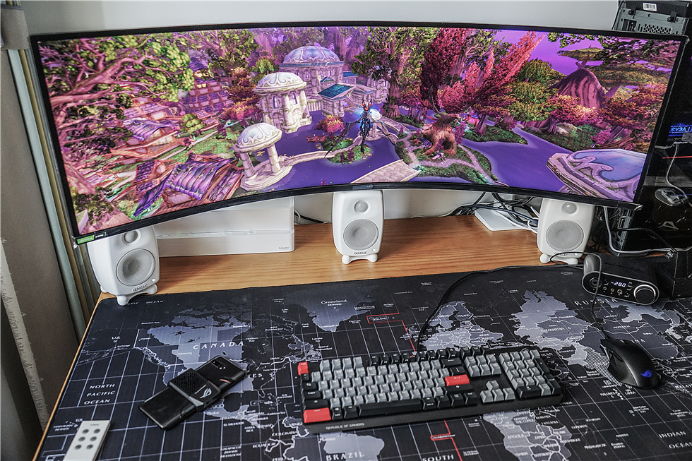 三星玄龙骑士49寸显示器测评144hz,49寸显示器曲率1500和1800