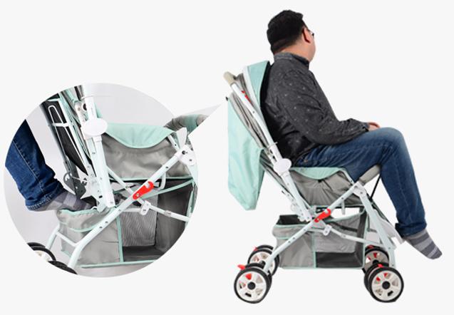 优乔高景观双向推行婴儿车开箱评测