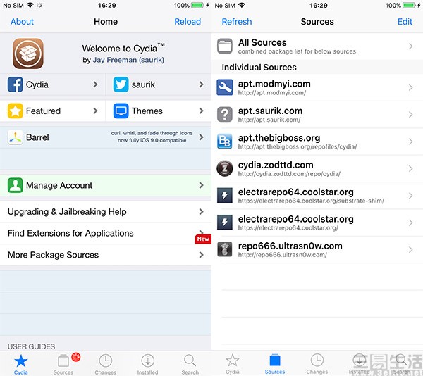 cydia商店闪退,ios越狱后cydia有更新的要更新吗