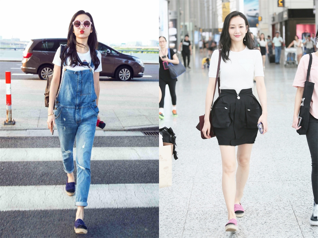 古力娜扎杨幂板鞋,古力娜扎绿色毛毛鞋