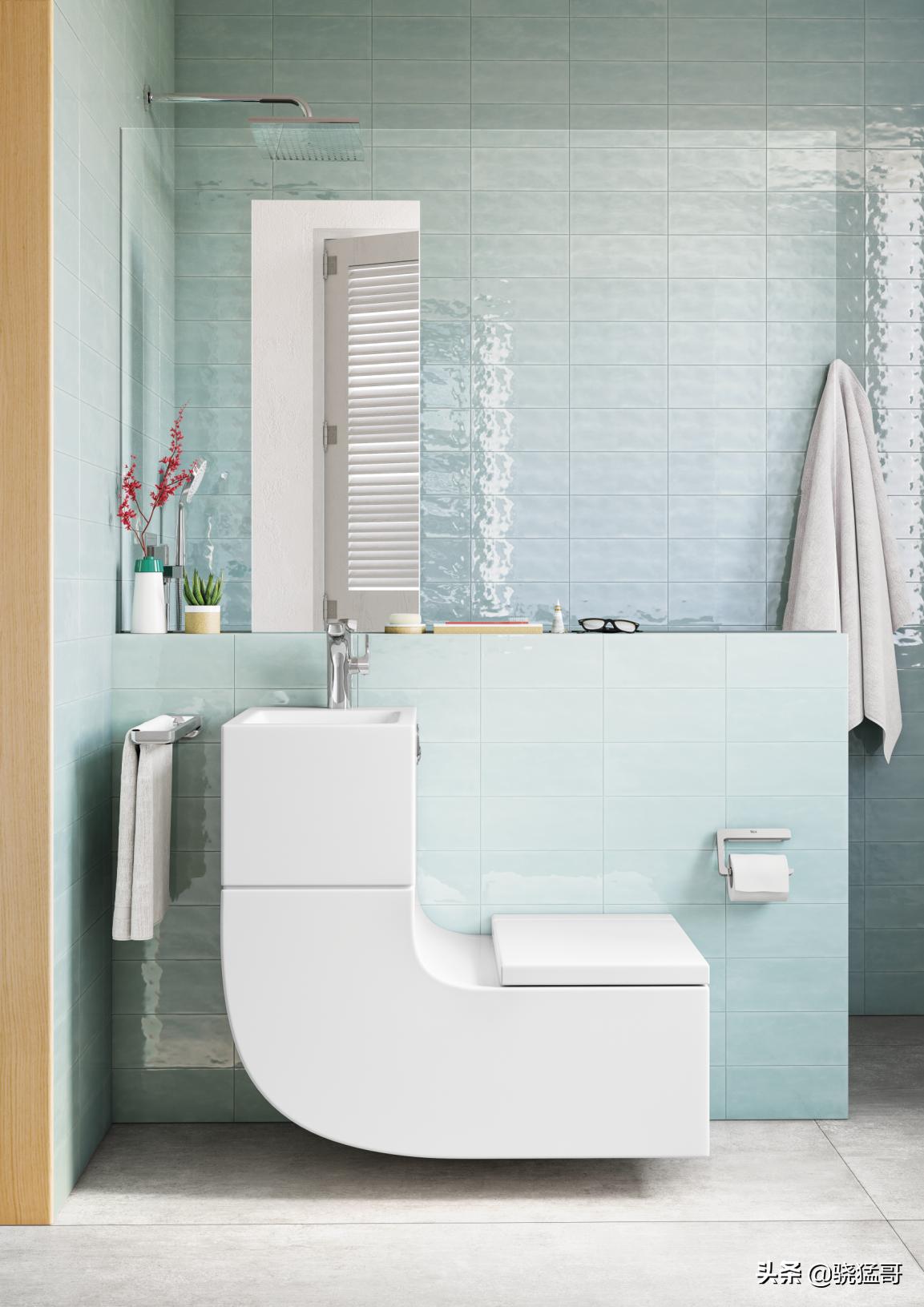 要美也要分区，再小的卫生间Roca也有办法