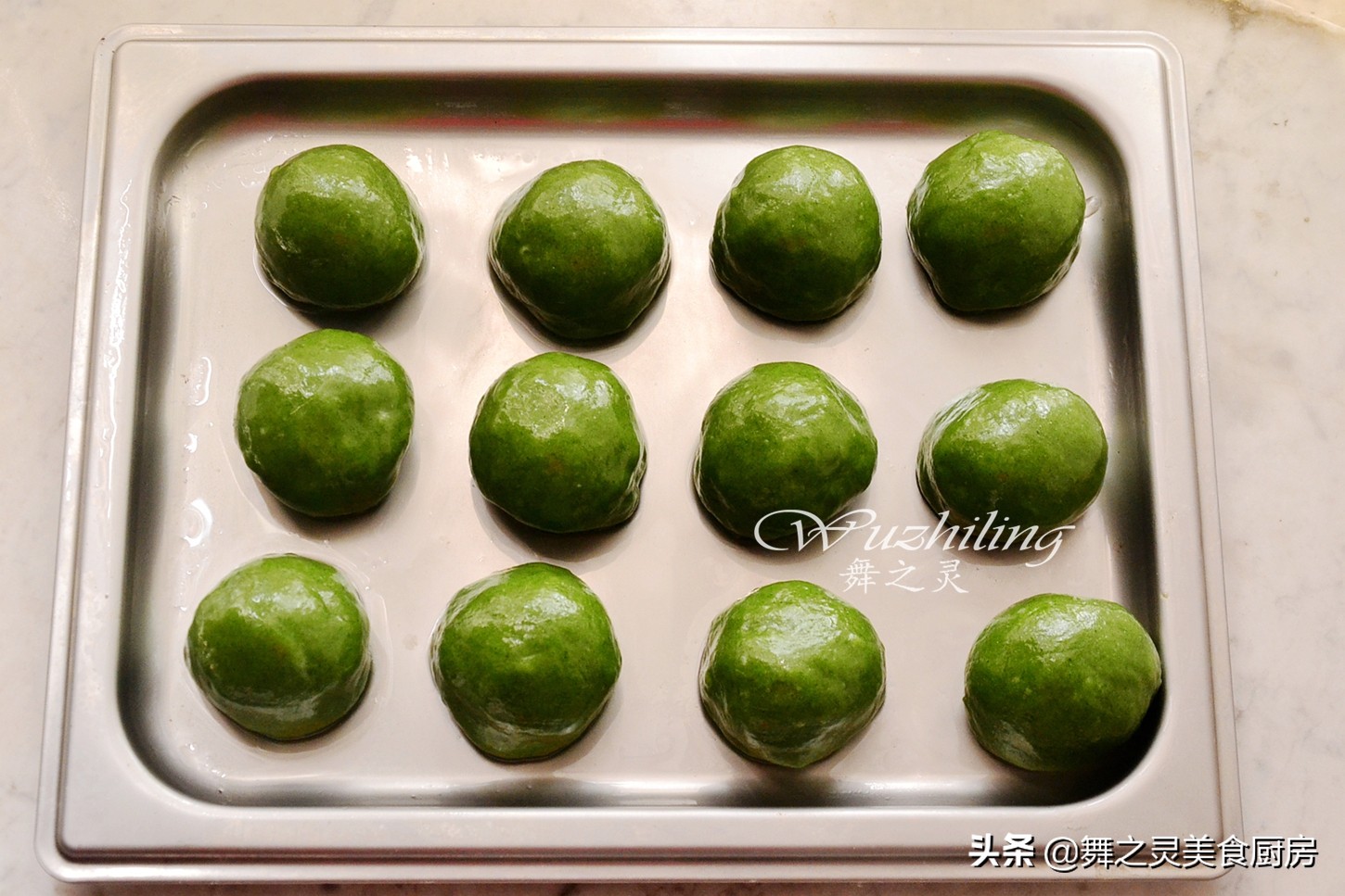 网红青团制作详细教程,网红青团不发硬的做法