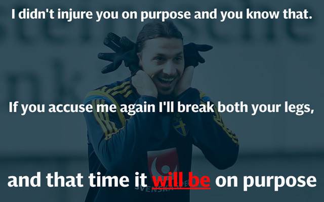 伊布霸气的言论,伊布最经典的时刻