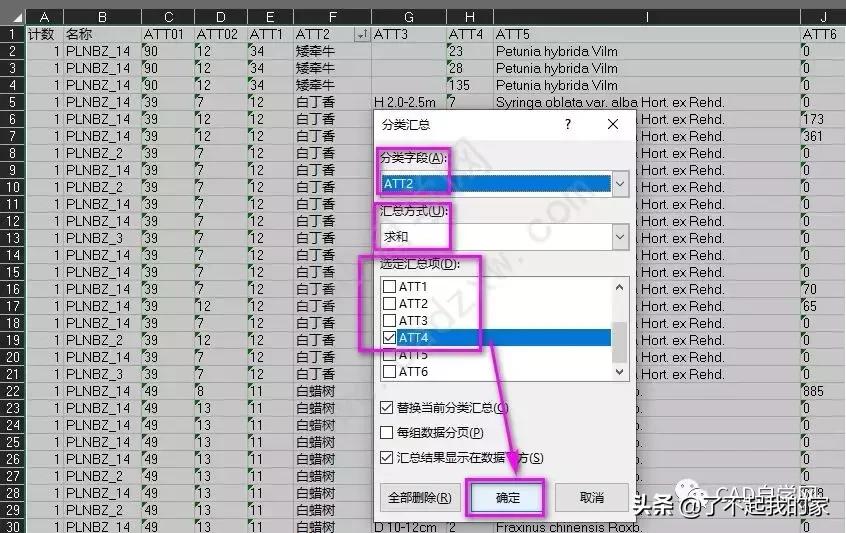 cad统计苗木数量,cad统计苗木数量快捷键